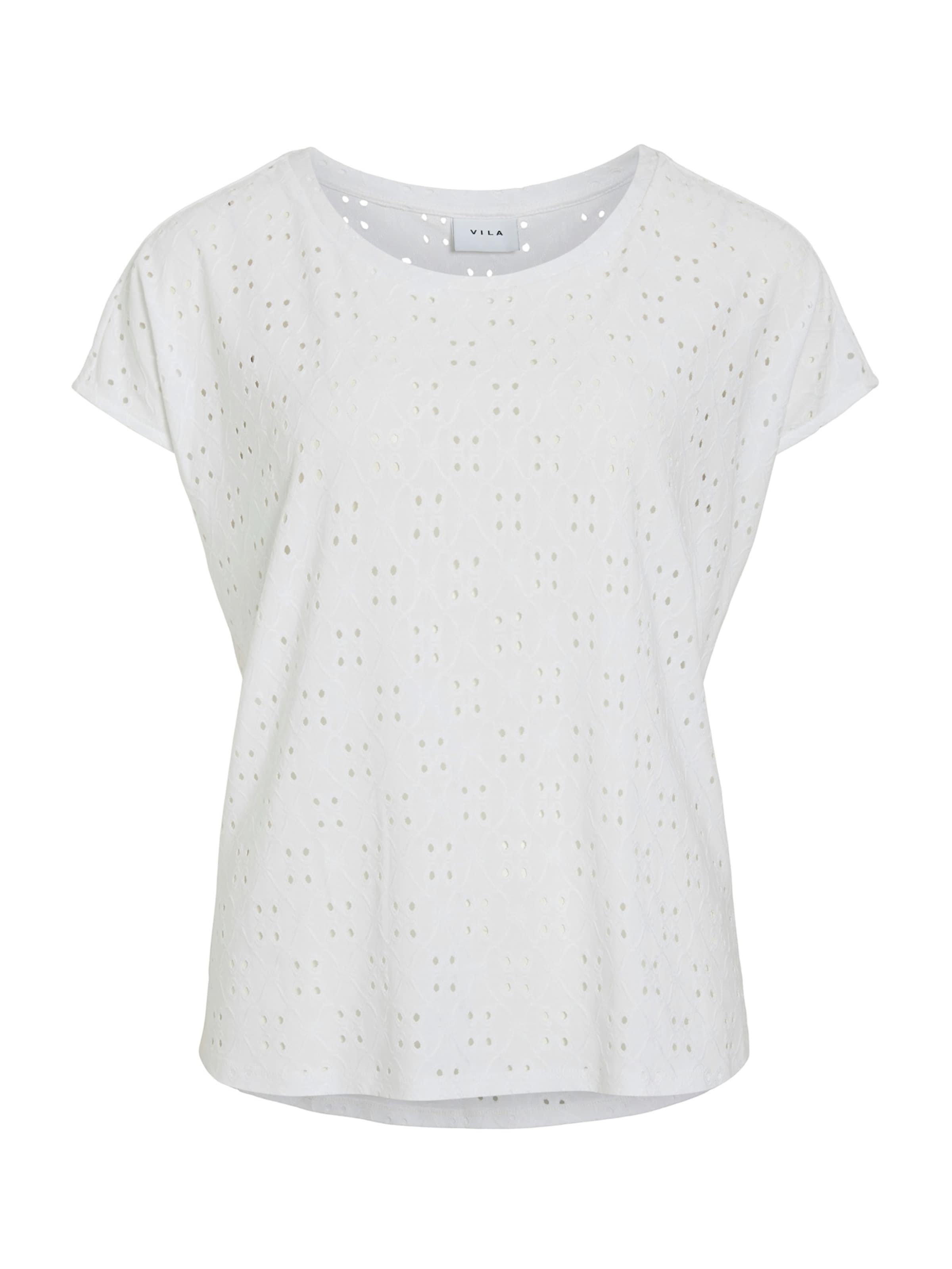 T-shirt 'VIKAWA' VILA en blanc : devant