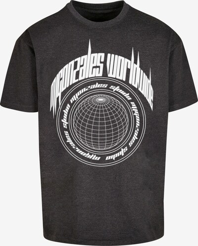 MJ Gonzales Oversized Shirt 'Worldwide' in Grey / Anthracite / White, Item view