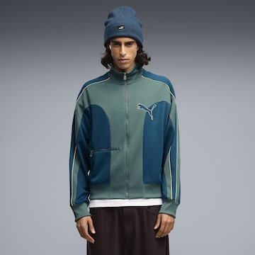 PUMA Sportjas 'T7 Love Of The Cat' in Blauw: voorkant