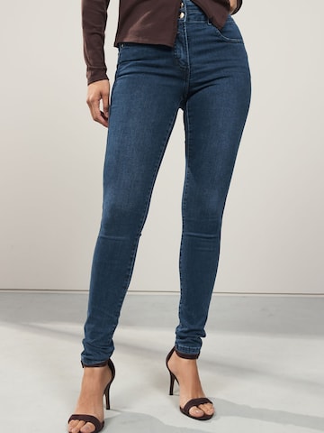 Skinny Jean Next en bleu : devant