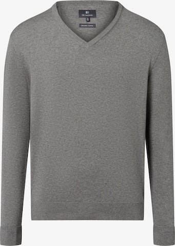 Pull-over Nils Sundström en gris : devant