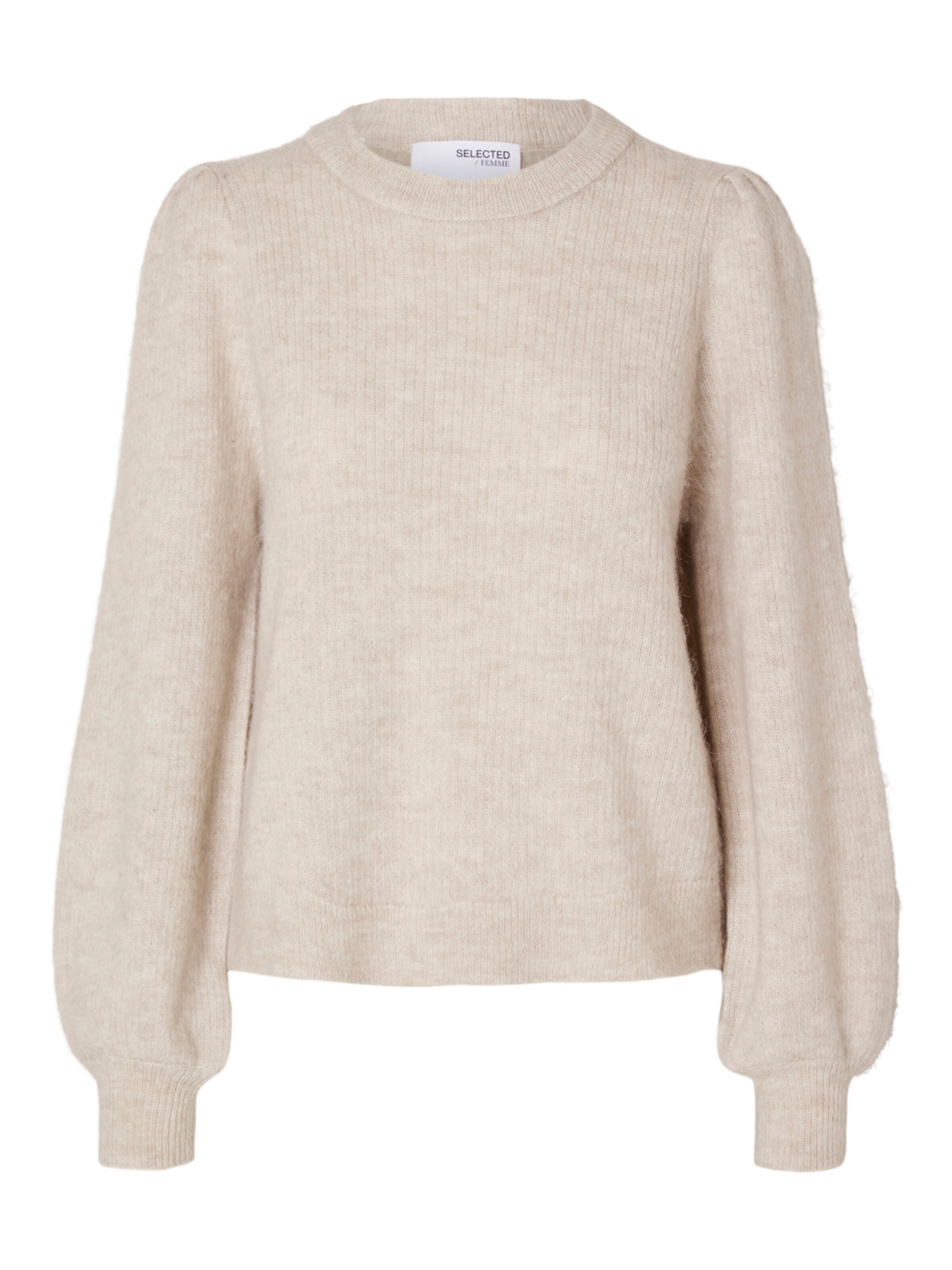 SELECTED Pullover 'Lulu' i beige: forside