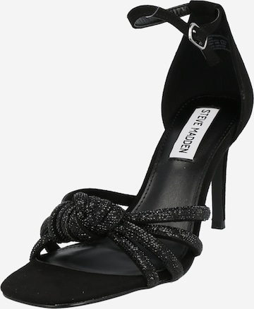 STEVE MADDEN Strap Sandals 'REDAZZLE' in Black: front
