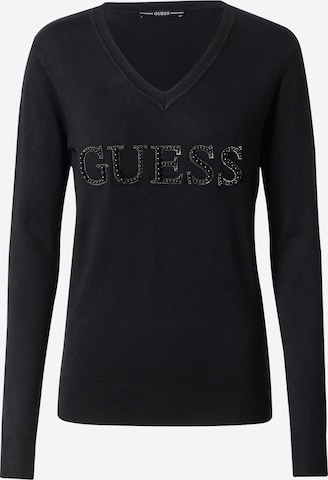 GUESS Sweater 'ANNE' in Black: front