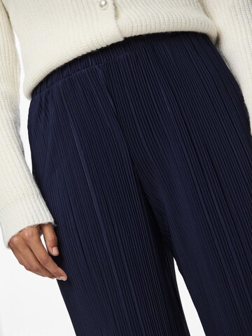 Wide Leg Pantalon 'PAMMI' PIECES en bleu