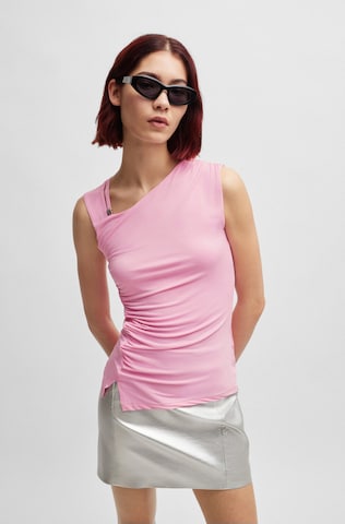 HUGO Red Top 'Desusi' in Pink: front