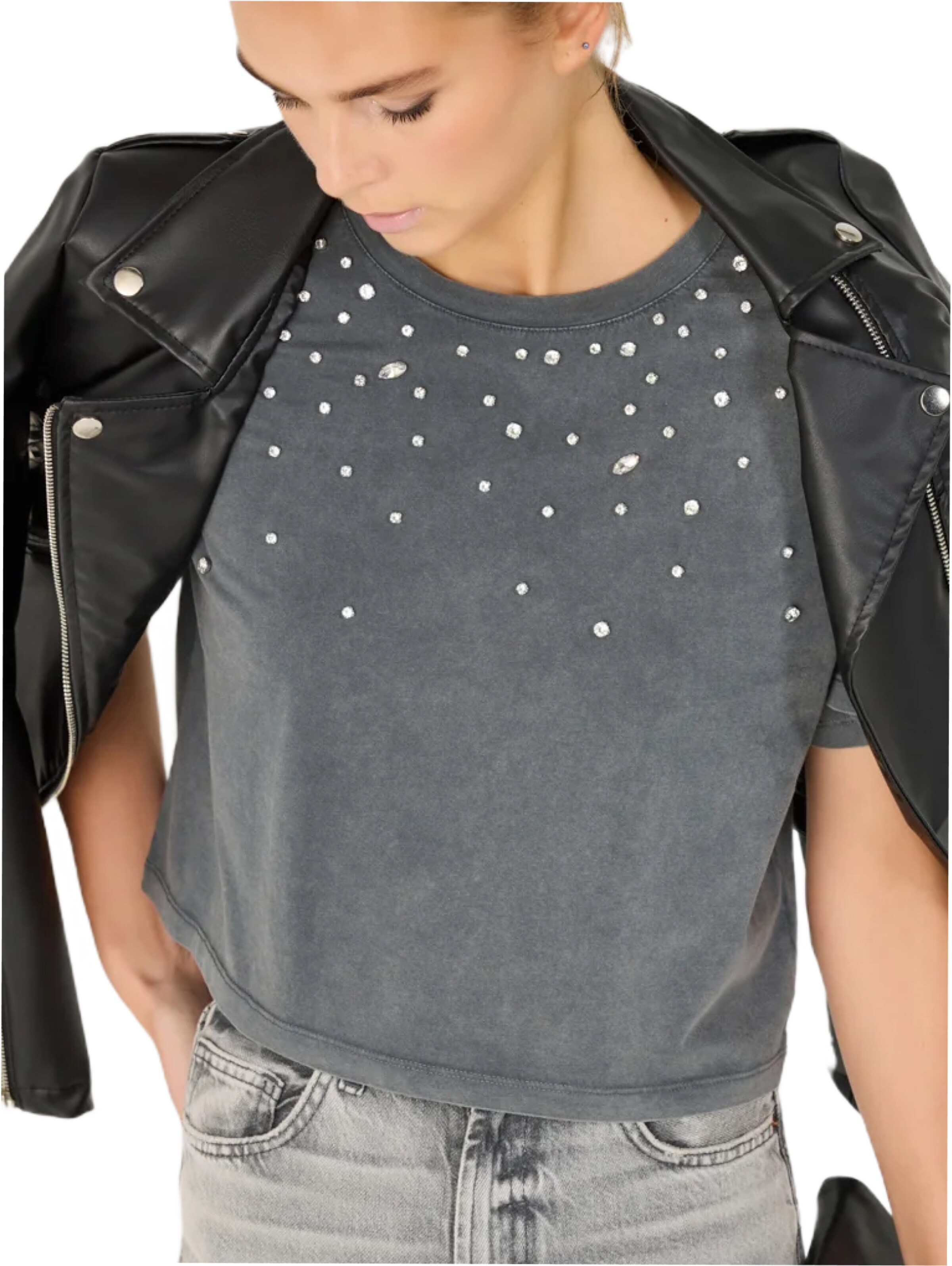 No Matter What Shirt in Grijs