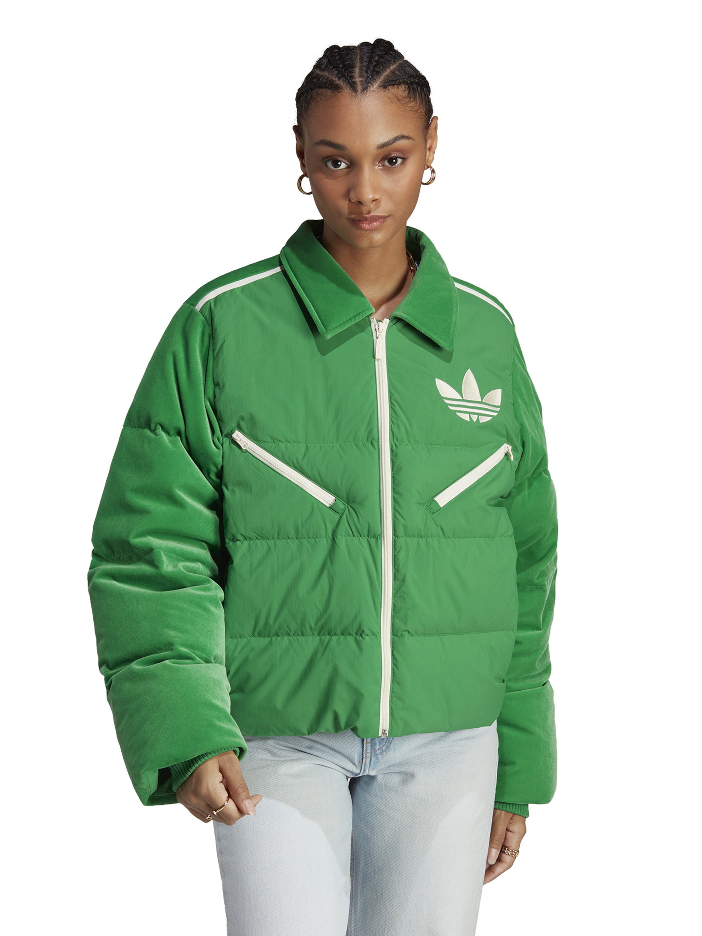 ADIDAS ORIGINALS Winterjas in Groen | ABOUT YOU