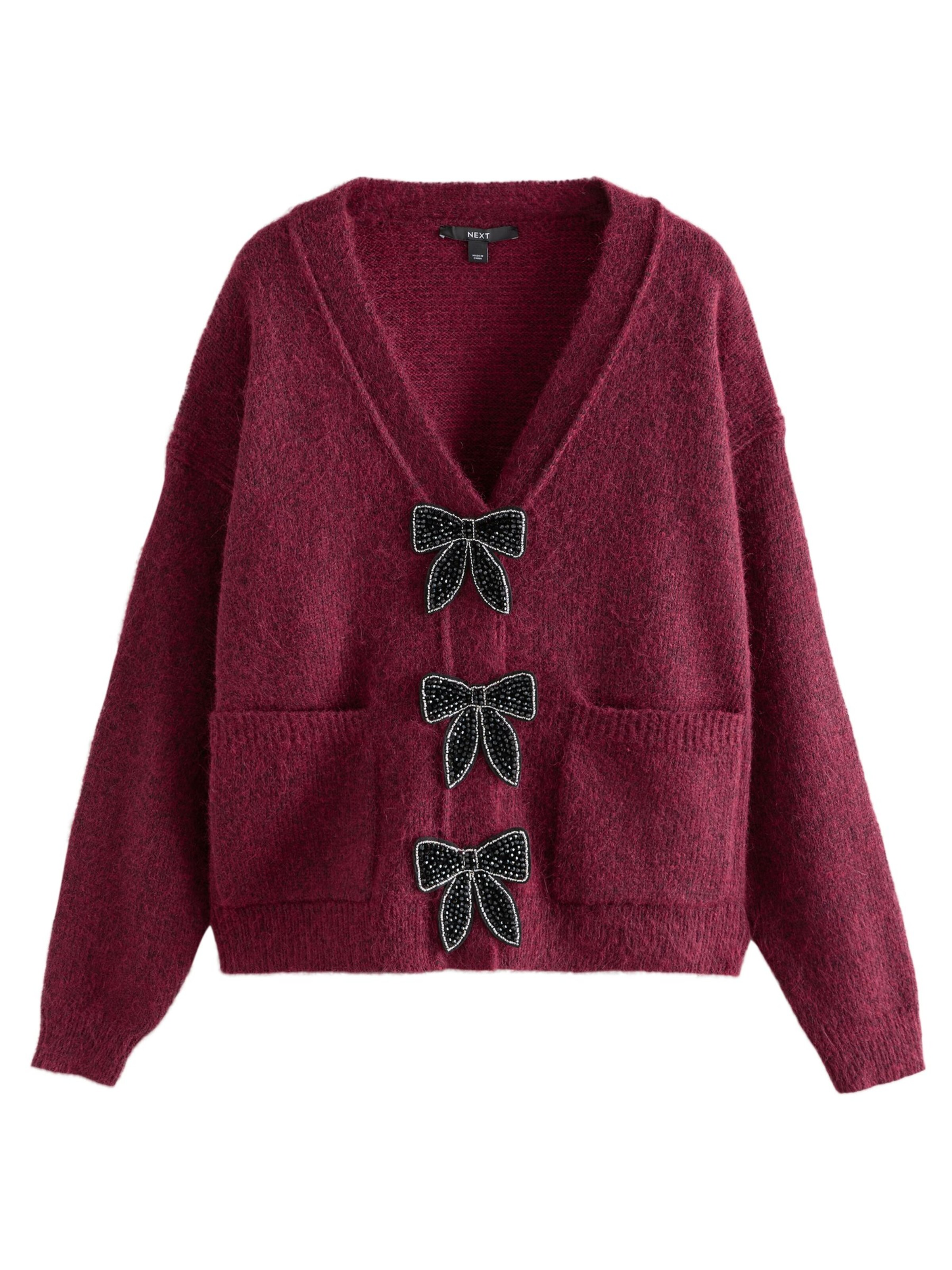 Next Kardigán - piros: elől