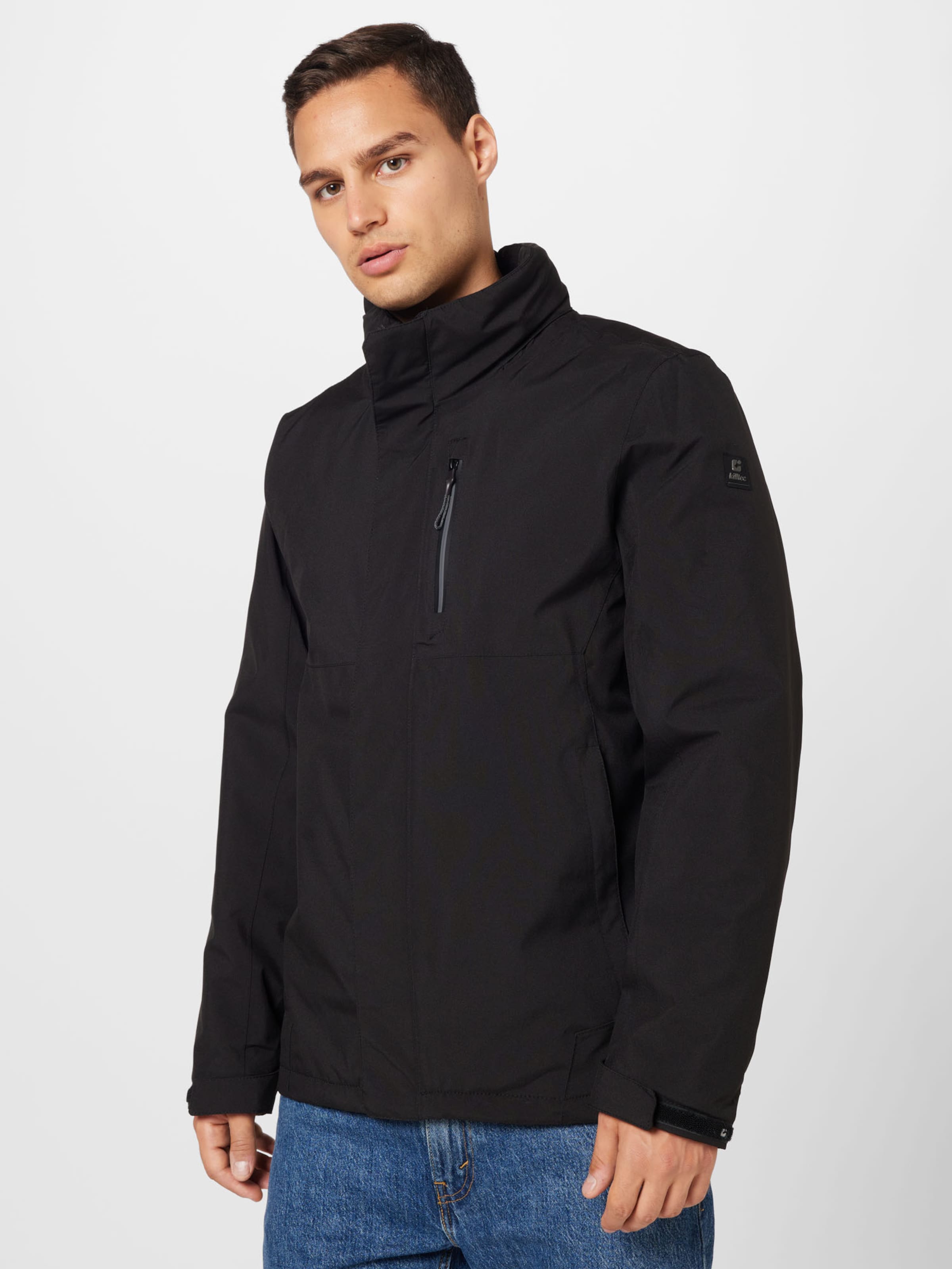 KILLTEC Outdoor jacket 'KOW 68' in Black | ABOUT YOU