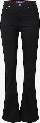 SCOTCH & SODAFlared/zvonoliki kroj Traperice 'The Charm' - crna boja: prednji dio