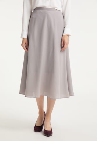 DreiMaster Maritim Skirt in Grey: front