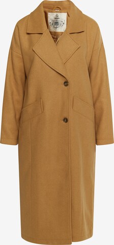 DreiMaster Vintage Ανοιξιάτικο και φθινοπωρινό παλτό 'Altiplano' σε μπεζ: μπροστά