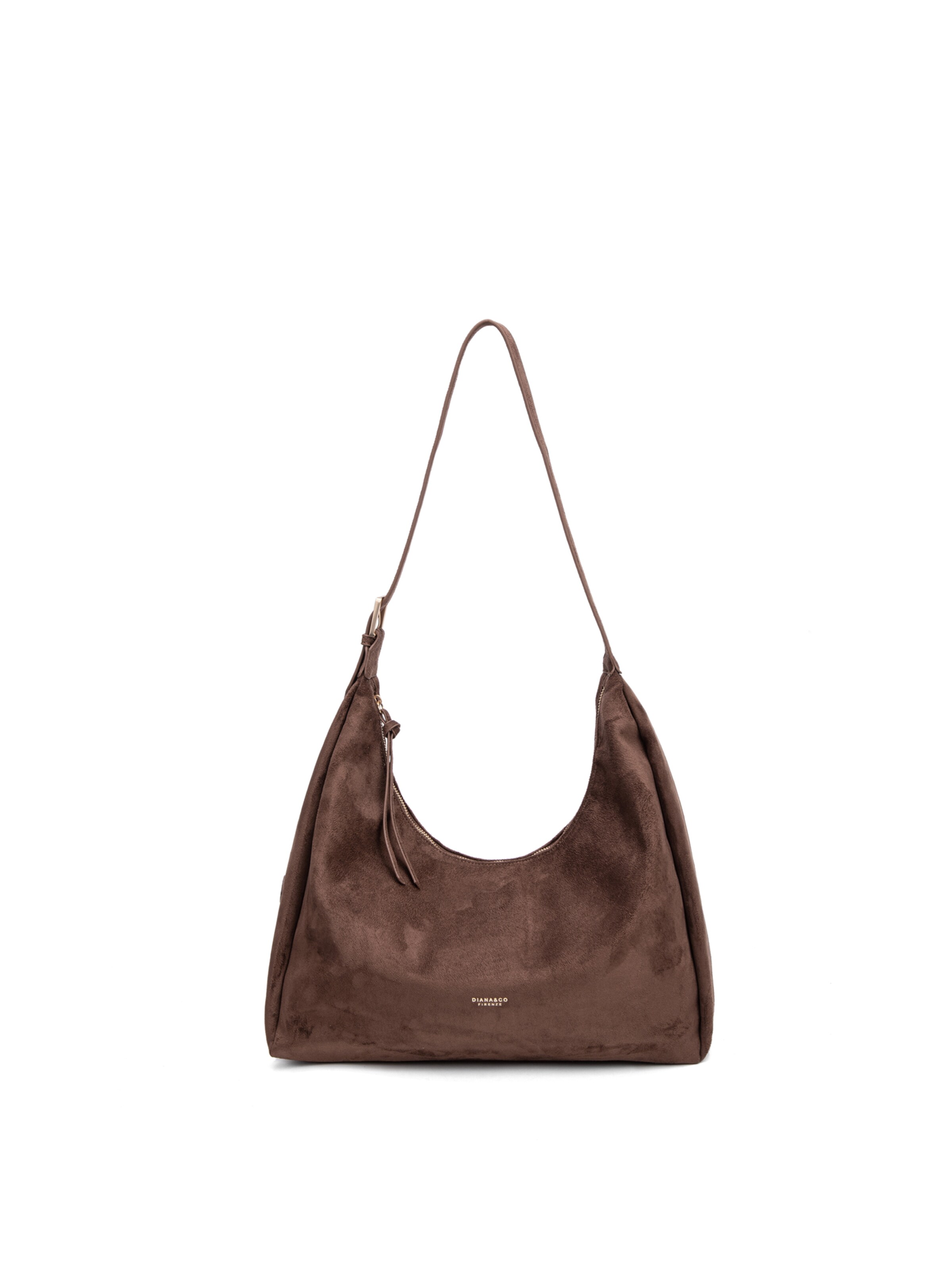 Borsa a spalla 'Borsa a Spalla Donna Diana&Co Poliestere Chiusura Zip' di Diana&Co. in marrone