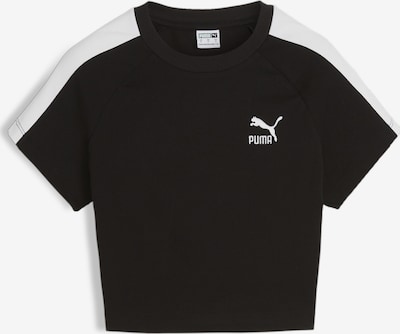 PUMA T-Shirt 'T7' in schwarz / weiß, Produktansicht