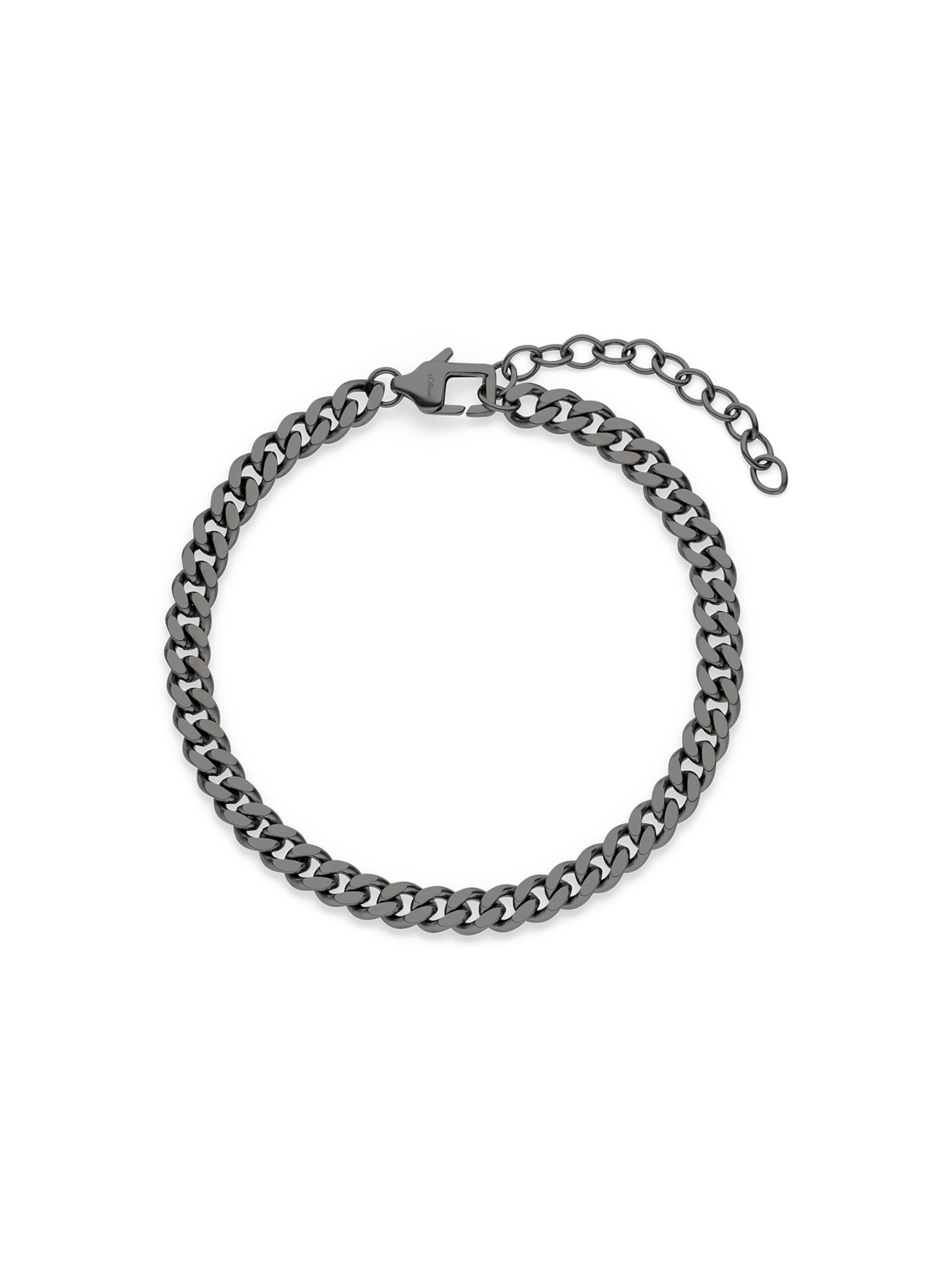 s.Oliver Bracelet 'The Basics' in Grey: front