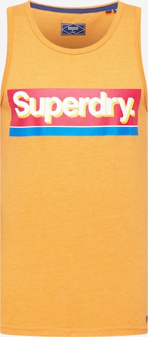 dzeltens Superdry T-Krekls: no priekšpuses