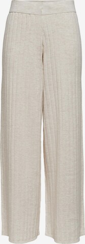 ONLY Loose fit Trousers 'Tessa' in Beige: front