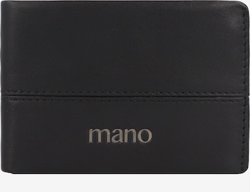 mano Wallet 'Don Romeo' in Black: front