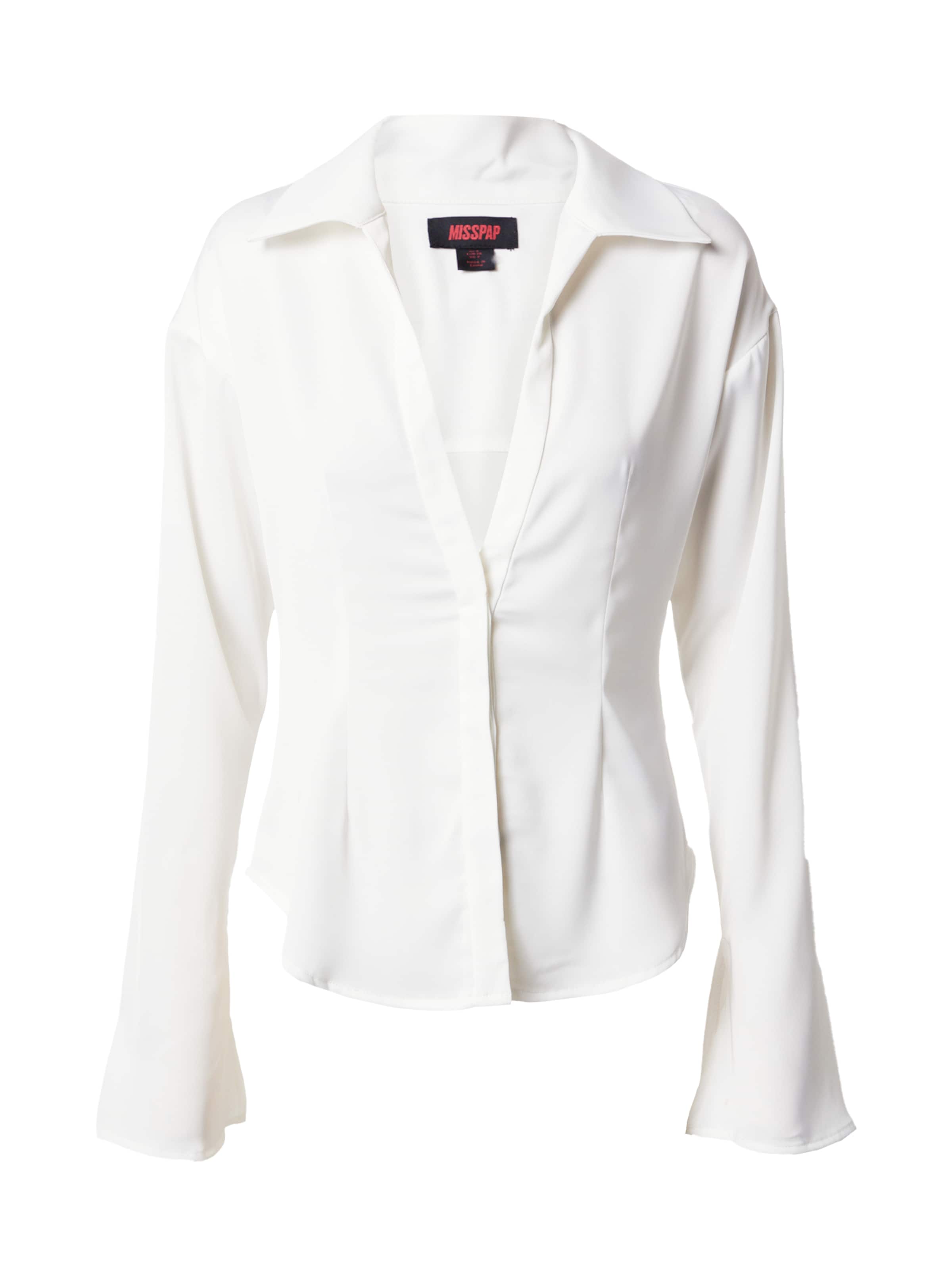 Misspap Pluus, värv valge: eest vaates