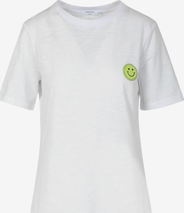 Coster Copenhagen - Top ' SMILE ' en blanco: frente