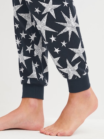 CALIDA Pyjama 'Winter Dreams'‌‌ in Schwarz