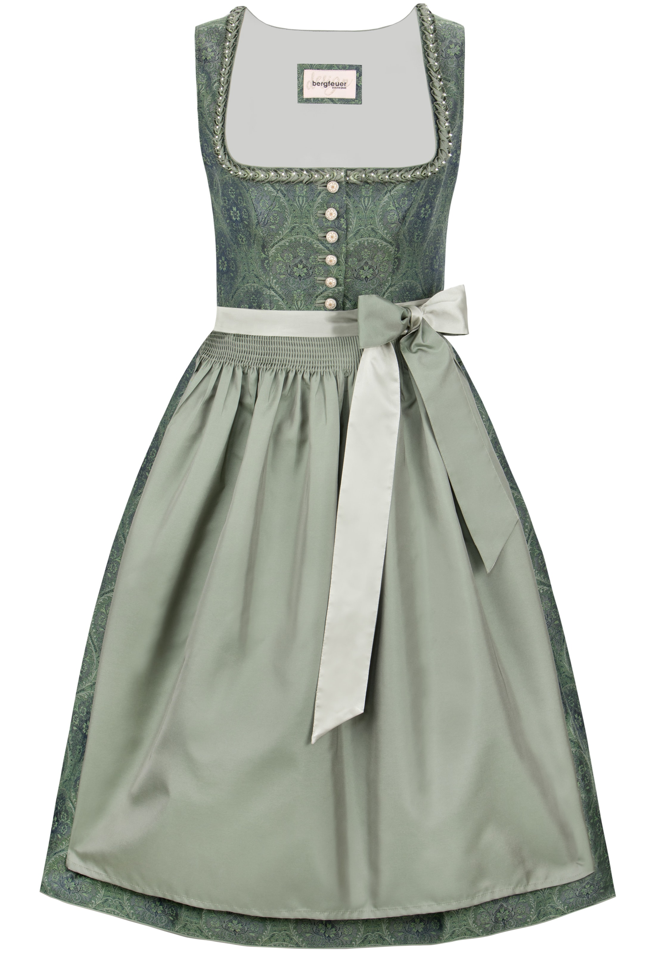 STOCKERPOINT Dirndl 'Valentina' in Grün: Vorderseite