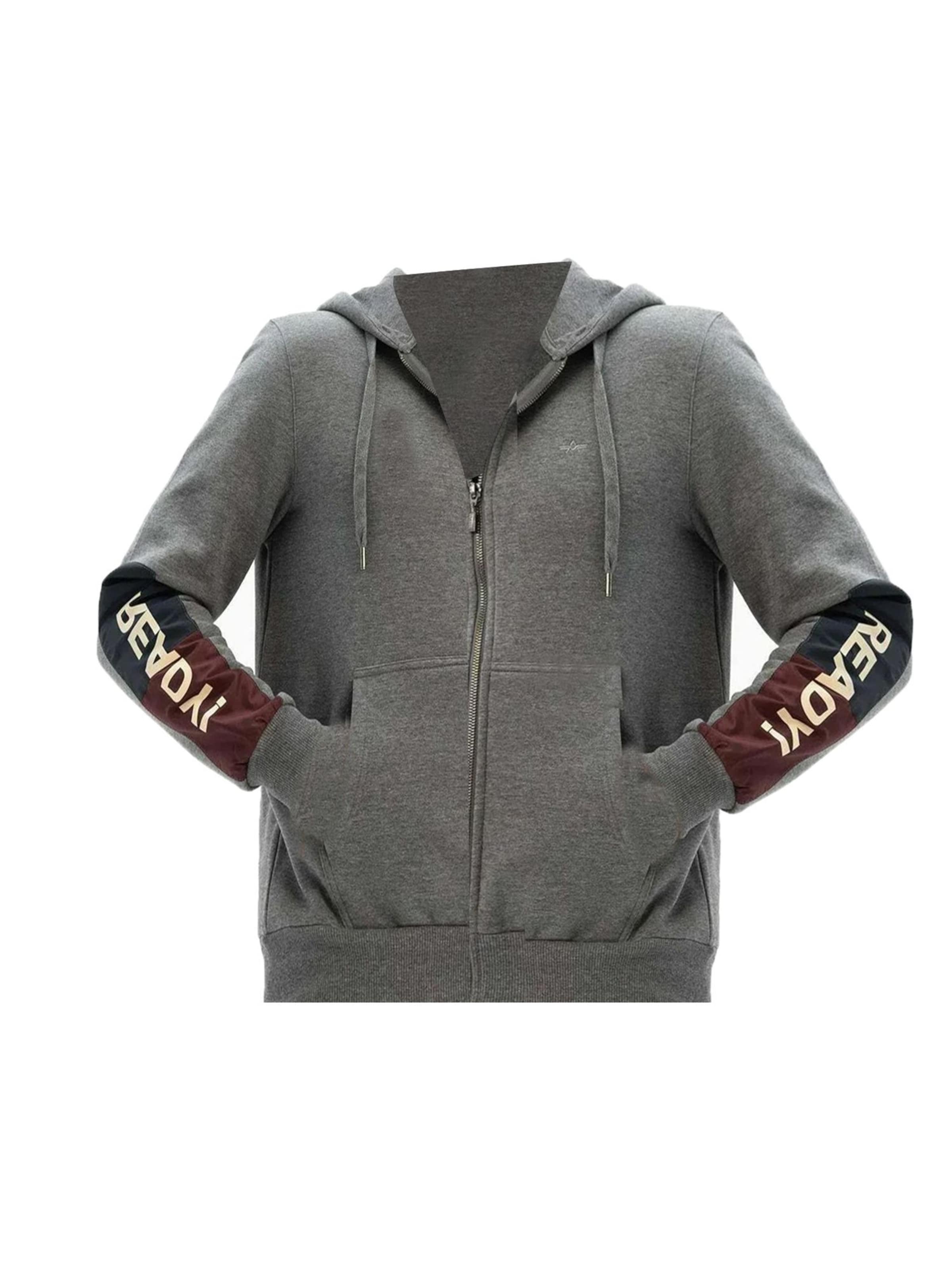 Arma Sweatjacke in Grau: Vorderseite