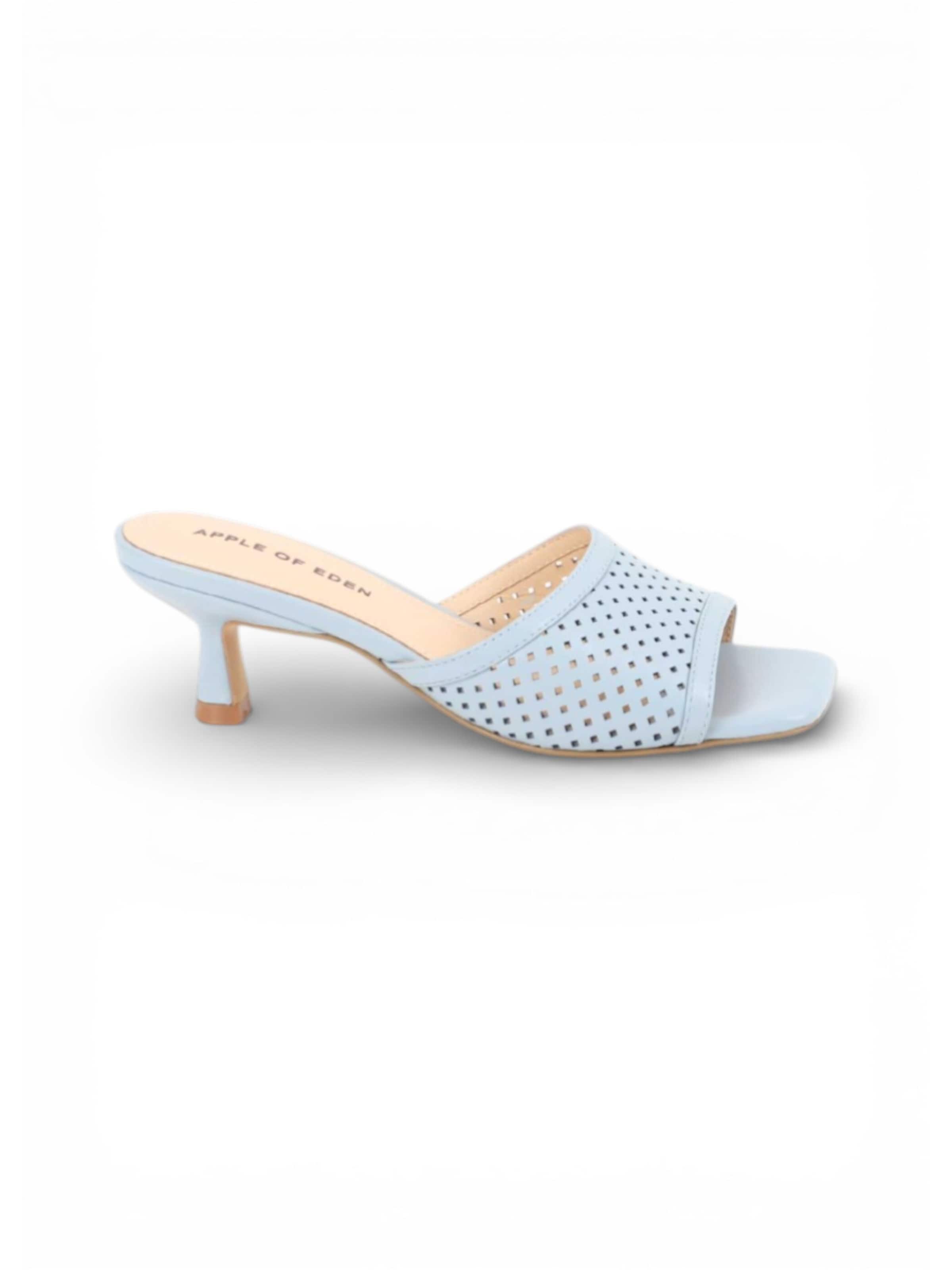 Apple of Eden Mules 'HOLLEY' in Blue: front