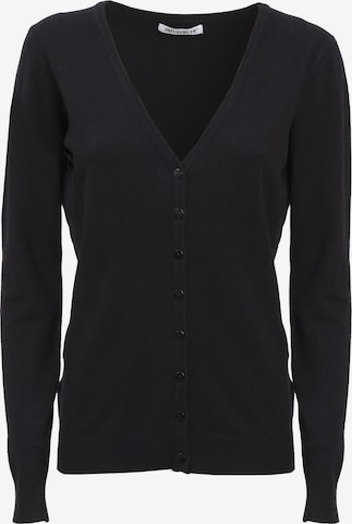 melns Influencer Adīta jaka: no priekšpuses