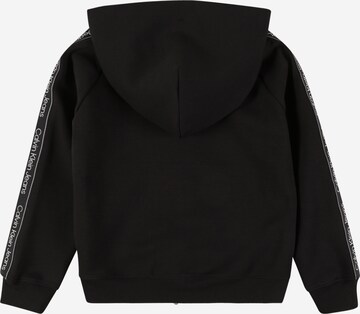 Calvin Klein Jeans Zip-Up Hoodie in Black