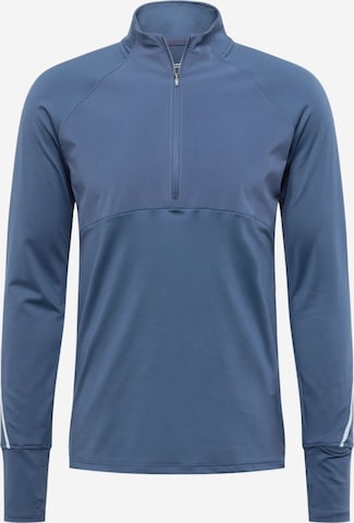 UNDER ARMOUR Functioneel shirt 'Qualifier' in Blauw: voorkant