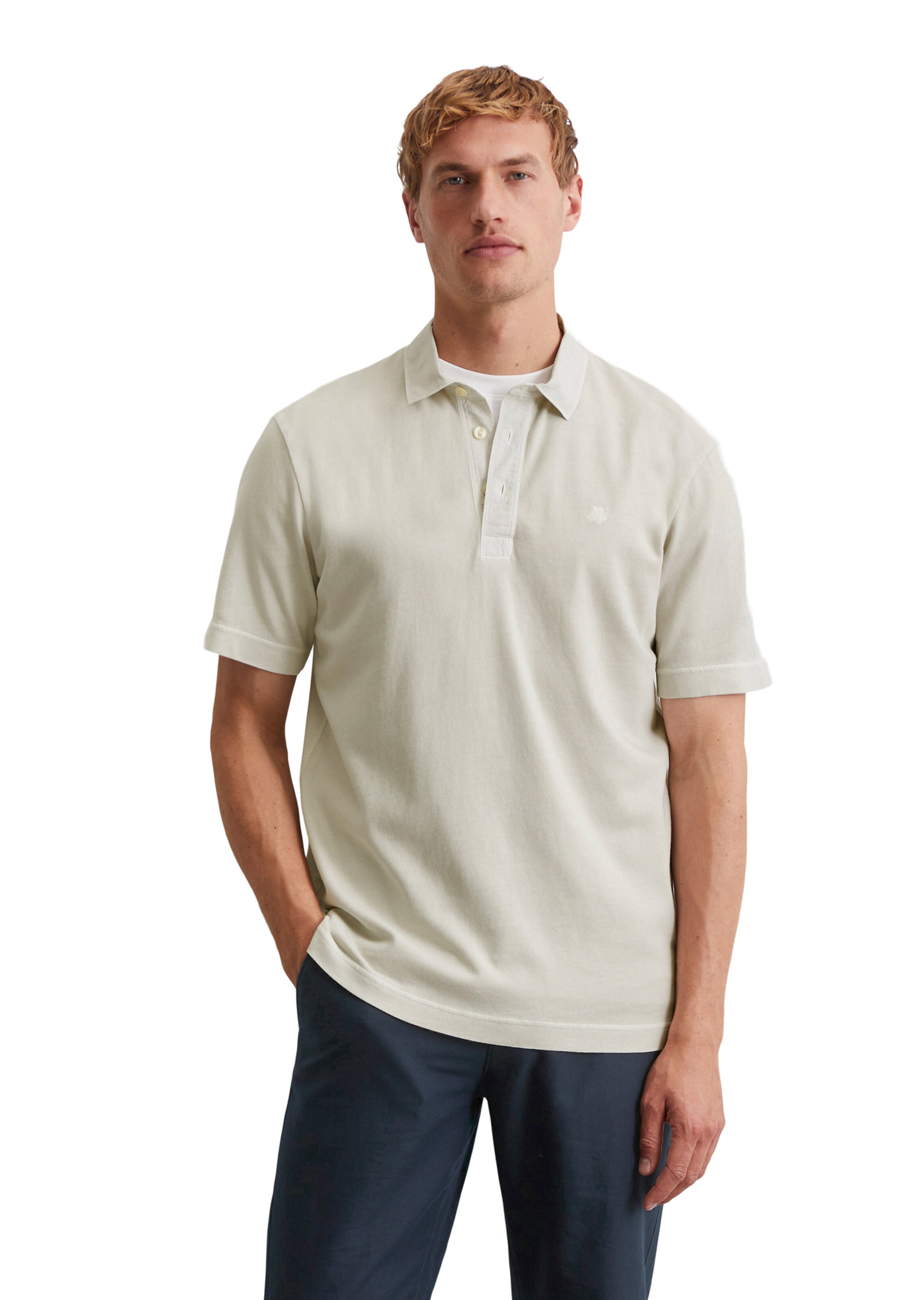 Marc O'Polo Shirt in Grey: front