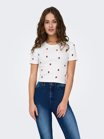 ONLY Shirt 'ONLFRUITY' in White: front