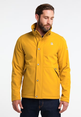 Schmuddelwedda Between-season jacket in Yellow: front