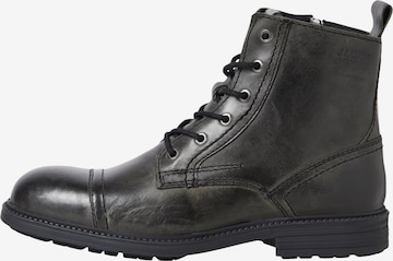 Bottines à lacets 'Howard' JACK & JONES en gris : devant