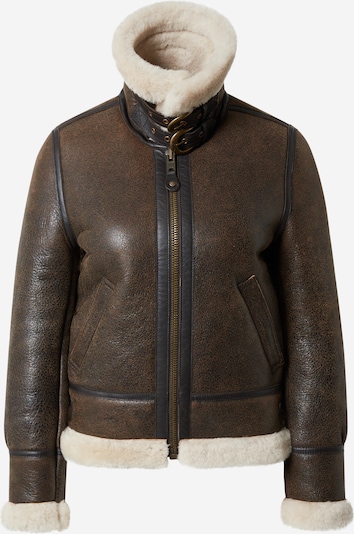 Schott NYC Välikausitakki värissä tummanruskea, Tuotenäkymä