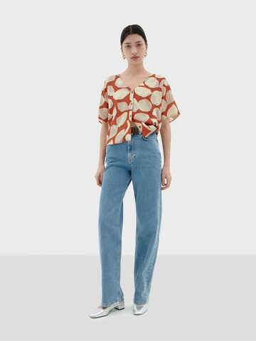 Chemisier 'Libelula' Thinking MU en beige