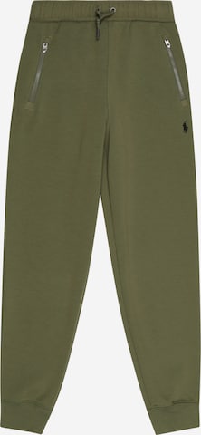 Polo Ralph Lauren Püksid, värv roheline: eest vaates