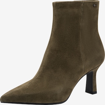 Tamaris Stiefelette in Grün: Vorderseite