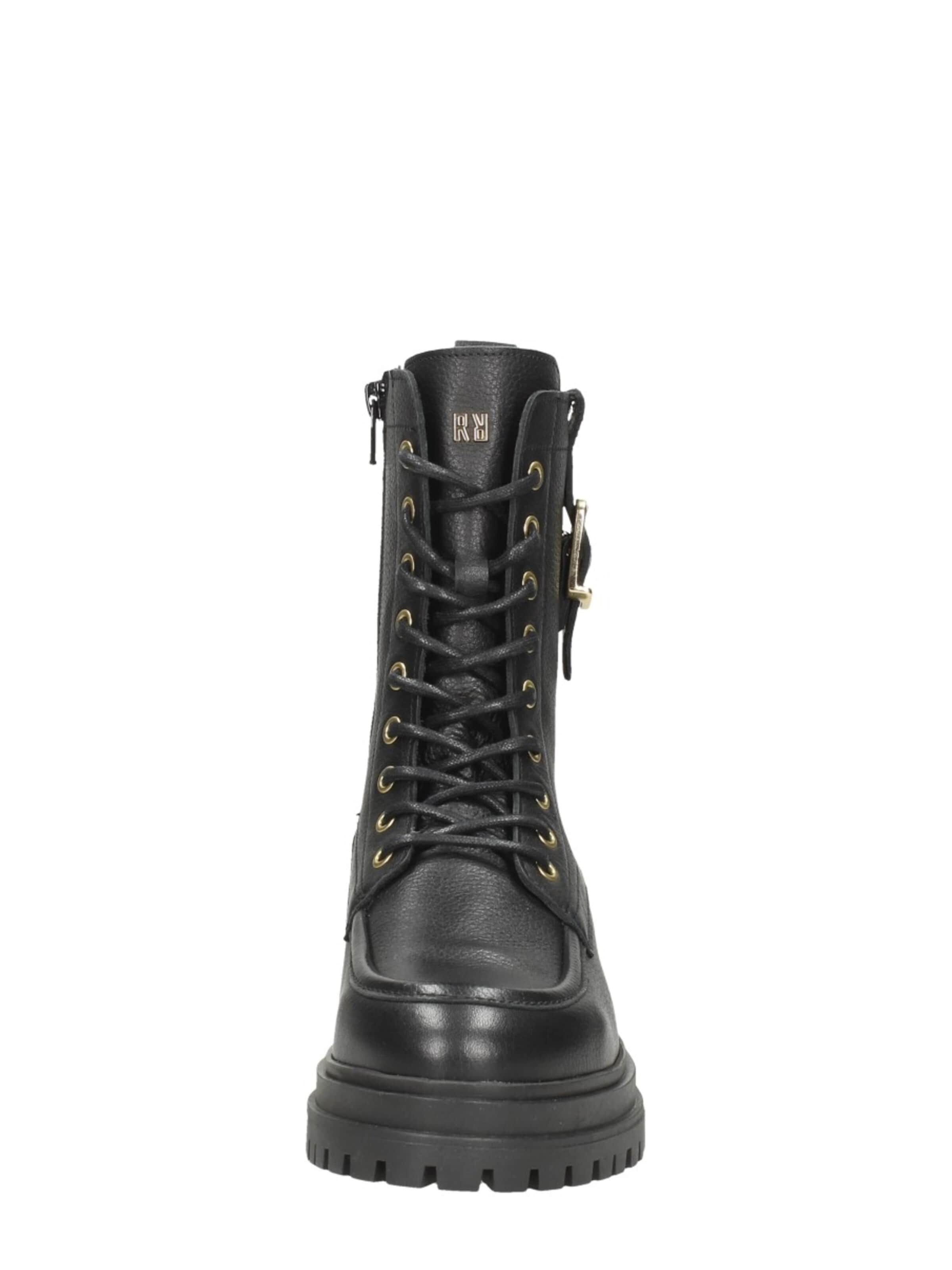 Red-Rag Boots 'Veterschoenen Hoog' in Black