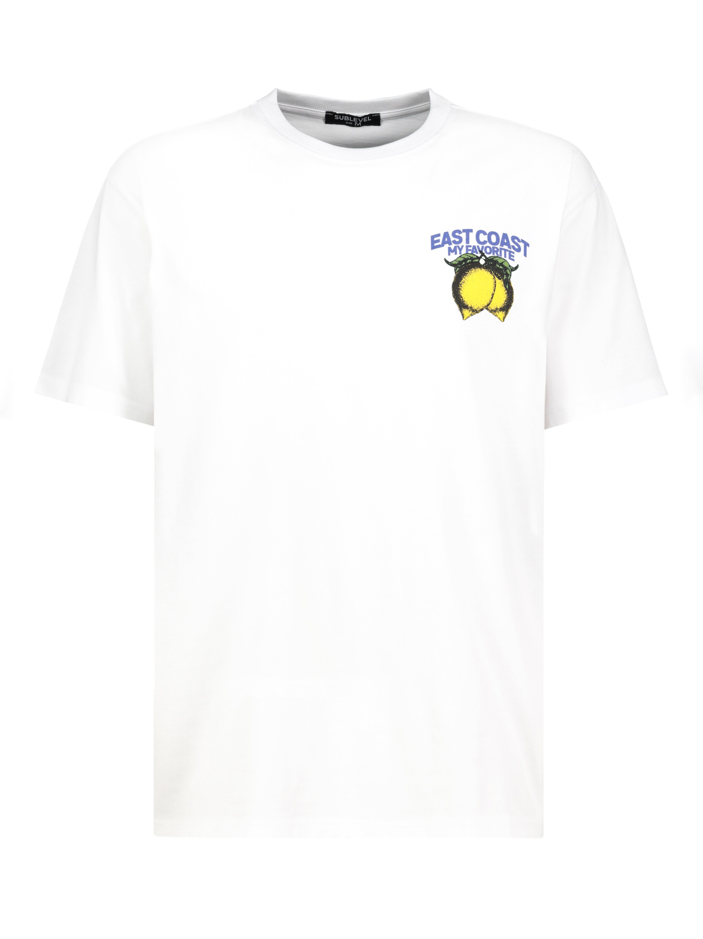 Sublevel Shirt in Weiß: Vorderseite