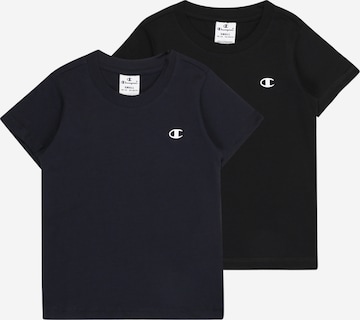 Champion Authentic Athletic Apparel Shirt in Zwart: voorkant