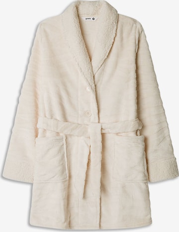 Halat pentru dimineață de la Gisela pe alb: față