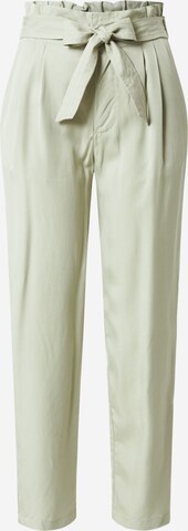 VERO MODA Loose fit Pleat-front trousers 'LILIANAEVANY' in Green: front
