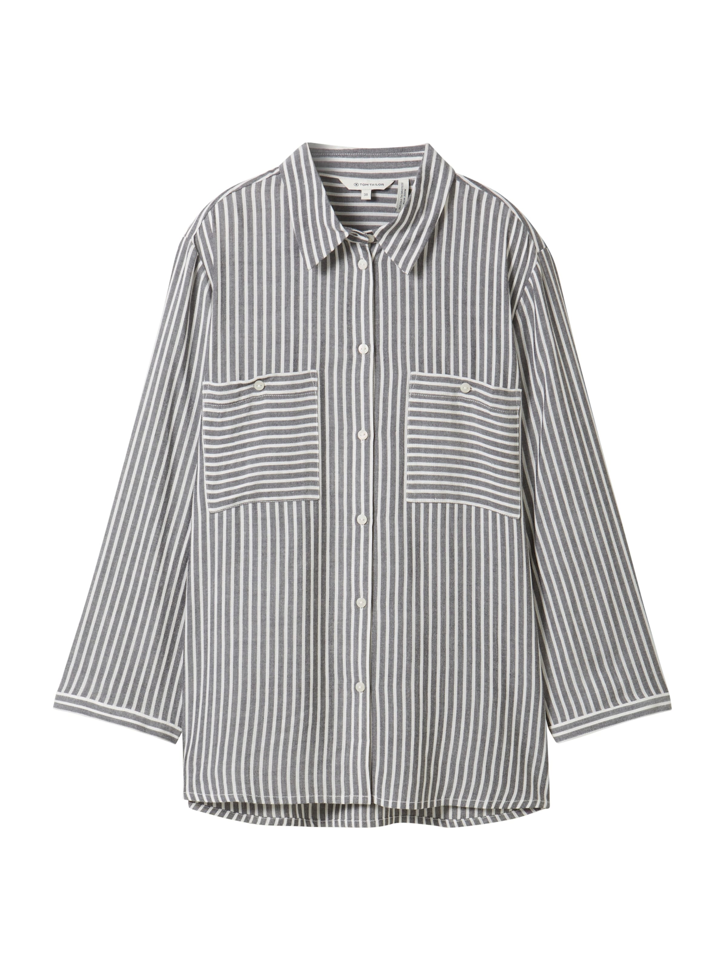 TOM TAILOR Bluse in Blau: Vorderseite