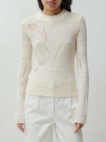 EDITED - Pullover 'Mareke' em branco: frente