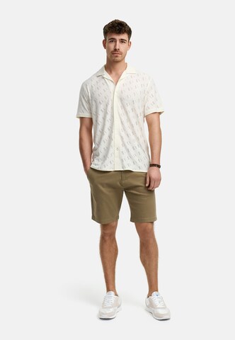 INDICODE JEANS Regular Trousers 'Seven' in Beige