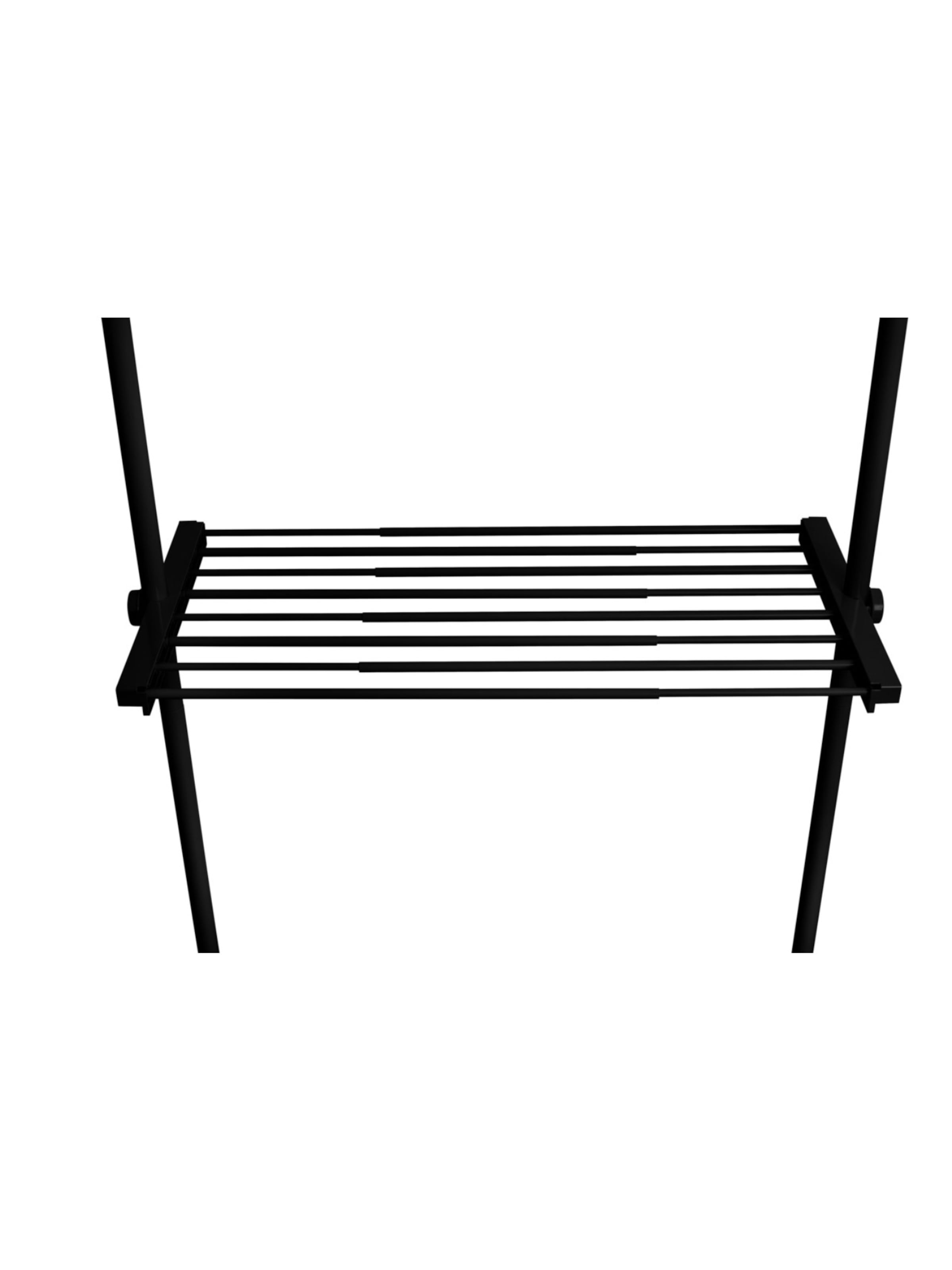 Wenko Wardrobe 'Herkules' in Black: front