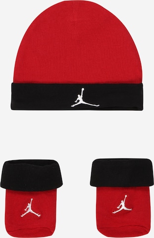 Bonnet Jordan en rouge : devant